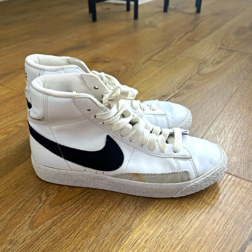 Nike blazer white - white, black