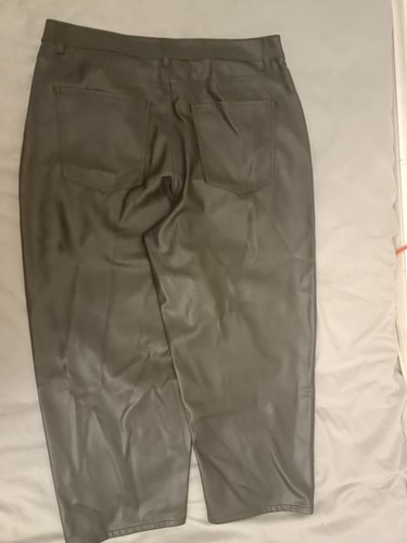 Leather trousers black from - ,