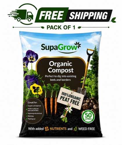 Supagrow 50l peat free organic - free,
