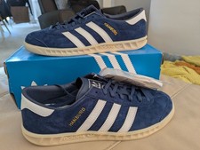 Adidas hamburg navy - blue, suede