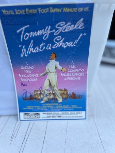 Hand signed tommy steele - hand,