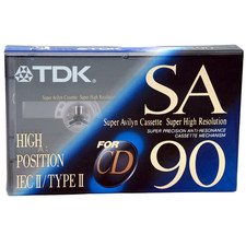 TDK SA 90 CHROME TYPE II BLANK