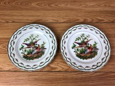 Pair Of Plates With Colourful
