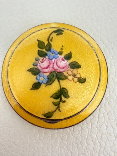 Vintage rac guilloche enamel - vintage,