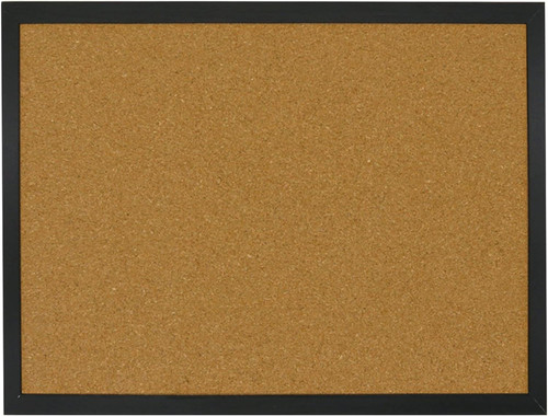 40x30cm black frame cork - black,
