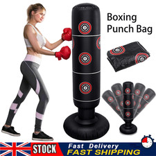 Sport Heavy Duty Free Standing Boxing Punch Bag Kick Adults Kids Kickboxing MMA