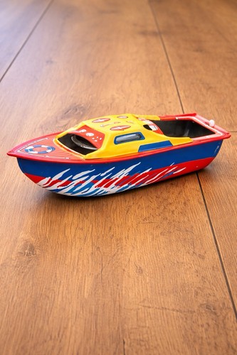 Vintage tin toy candle powered - tin,
