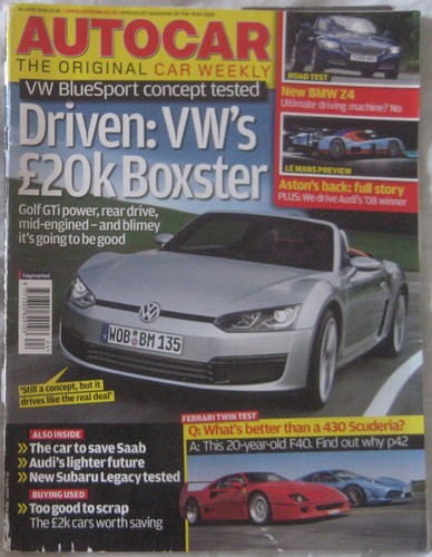 Autocar magazine june 2009 - autocar, 10