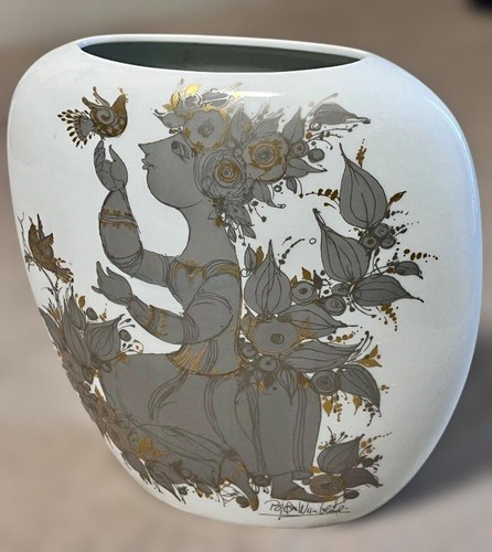 Vinblad vase 22cm - vinblad,