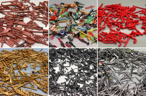 Lego minifigure weapons - lego,