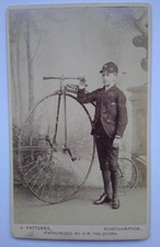 CDV Boy & Penny Farthing