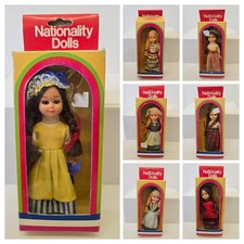 Vintage Nationality Dolls With Sleeping Eyes, Choose Your Doll, Boxed.
