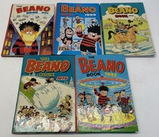 5x Vintage Beano Books (1994,1979,1992,1976,1999)