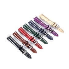 Glossy Genuine Leather Watch