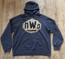 WWE Authentic NWO N.W.O. Hoodie Grey - Size XL