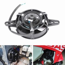 12V Motorcycle Cooling fan Oil Cooler Engine Electric Rotating Blades Radiator 