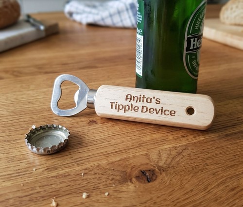 Personalised wood handle - x3,