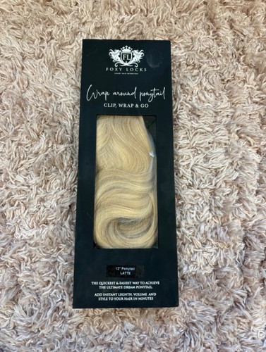 Foxy locks latte blonde clip - foxy,