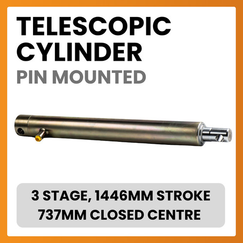 Pin mounted telescopic - pin,
