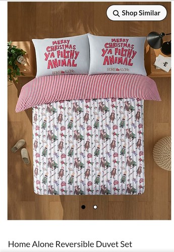 Home alone double duvet - alone,