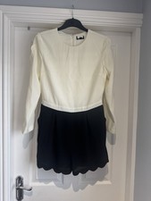 Topshop Cream And Black
