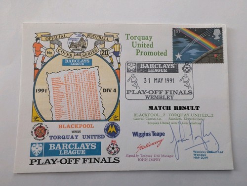 John impey signed fdc football - signed,