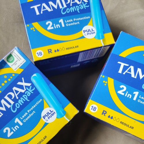 Boxes tampax compax - x,