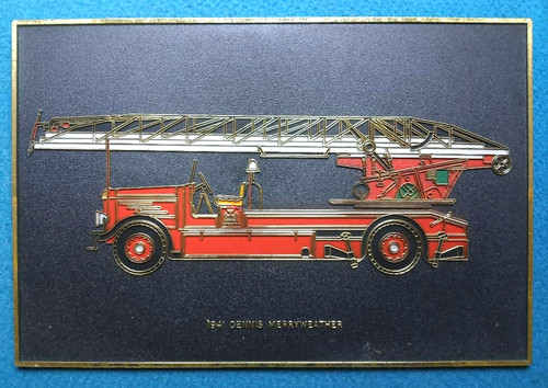 Leicester fire service plaque - fire,