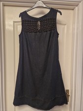 Next Size 14 Linen Dress Black