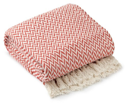 100 cotton herringbone - cotton, throw