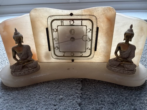 Solid marble vintage clock - vintage,