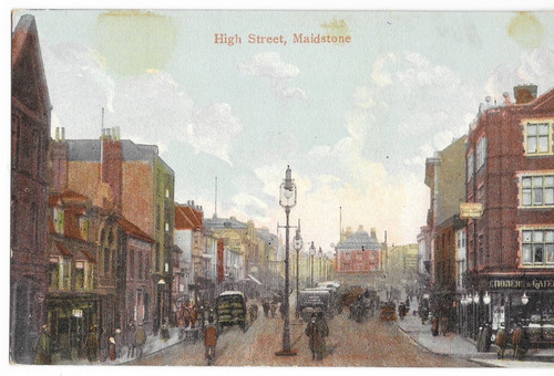 Postcard maidstone view - postcard,