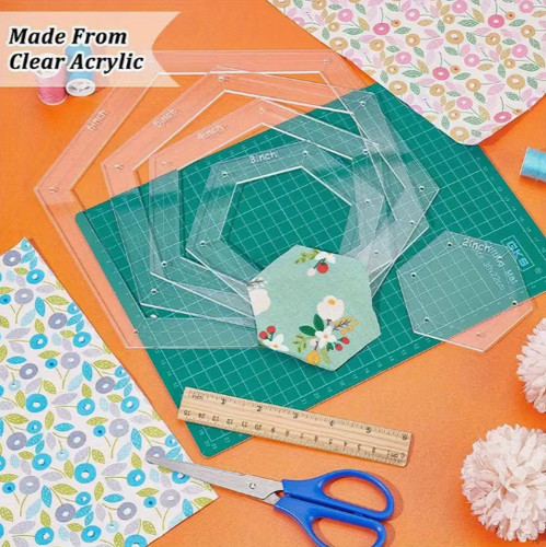 Quilting patchwork hexagon - quilting,