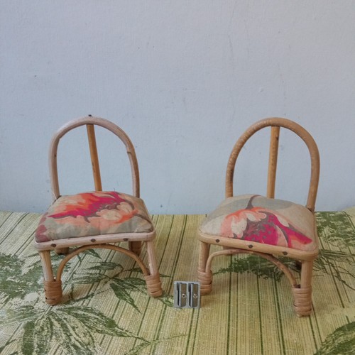 Vintage retro bamboo chair - bamboo,
