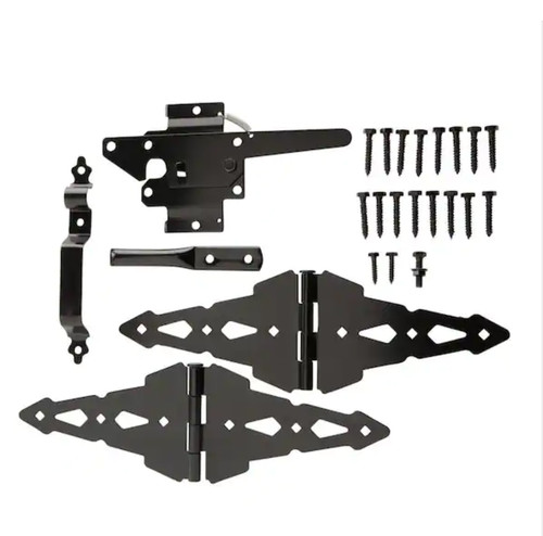 Everbilt black post latch gate - everbilt,