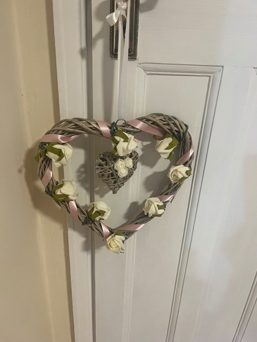 Used wicker heart - heart, decorations