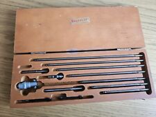 L.S. Starrett Internal Micrometer 2" - 12" Range FULL SET Inside Engineering Mic