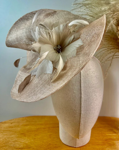 Elegant wedding fascinator - wedding,