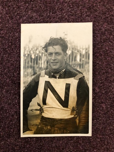 Speedway photograph postcard
