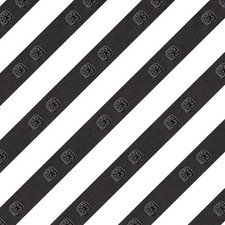 Popper Tape White Black Popper