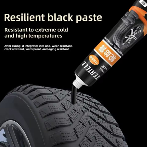 Tire repair black - repair, glue