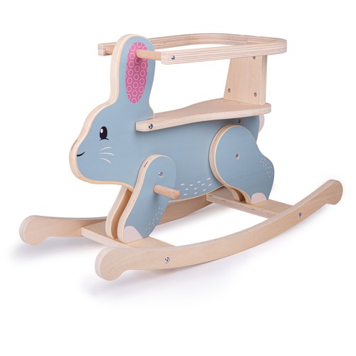 Bigjigs toys wooden rocking - wooden,