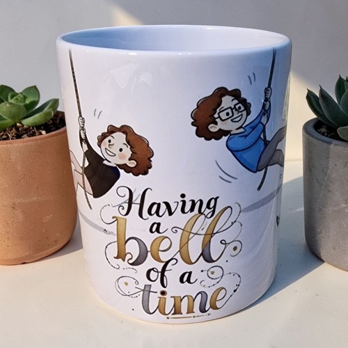 Church bell ringer mug gift - church,