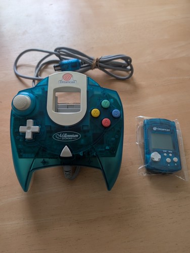Dreamcast aqua blue control - aqua,