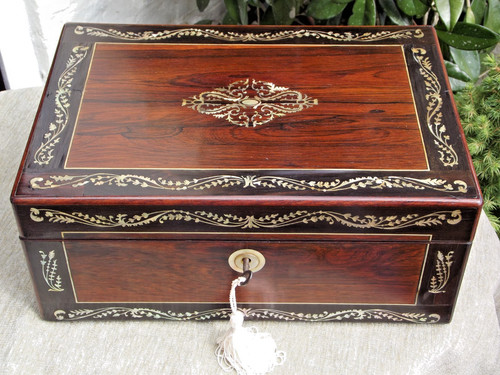 Rosewood and ebony writing - and,