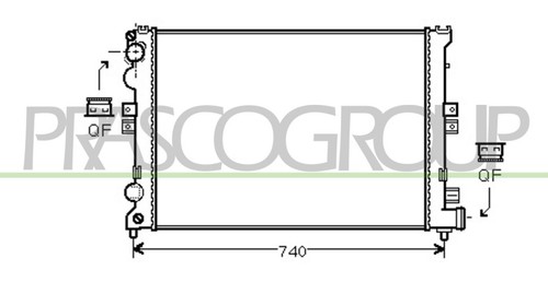 Fiat scudo radiator 1996 2006 - fiat,