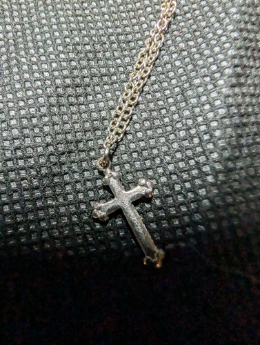 Bling crucifix chain - crucifix,