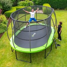 Trampoline Oval With Safety Net 15FT x 10FT LARGE Heavy Duty Gift for Kids NEW