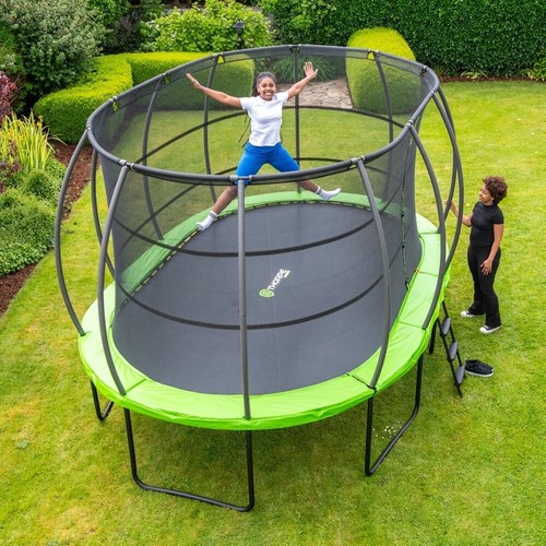 Trampoline oval with safety - oval,