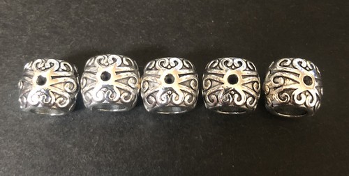 9mm beard hair beads - 5-5.9mm, beard/hair